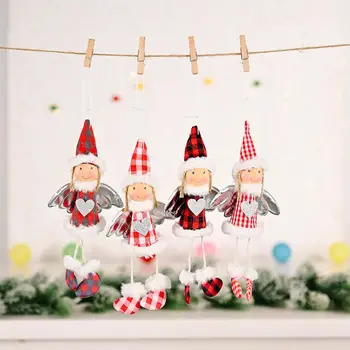 

FENGRISE Wings Girl Doll Merry Christmas Pendant 2020 Christmas Decoration For Home Xmas Navidad Noel Gifts Happy New Year 2021