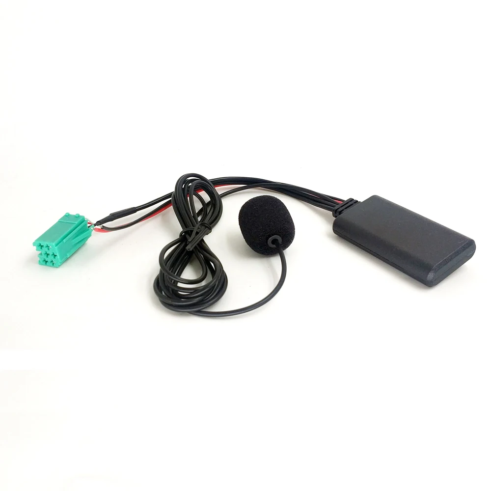 Biurlink 6Pin мини ISO беспроводной Bluetooth Hands Free микрофон аудио MP3 AUX в адаптер для Renault список обновлений моделей