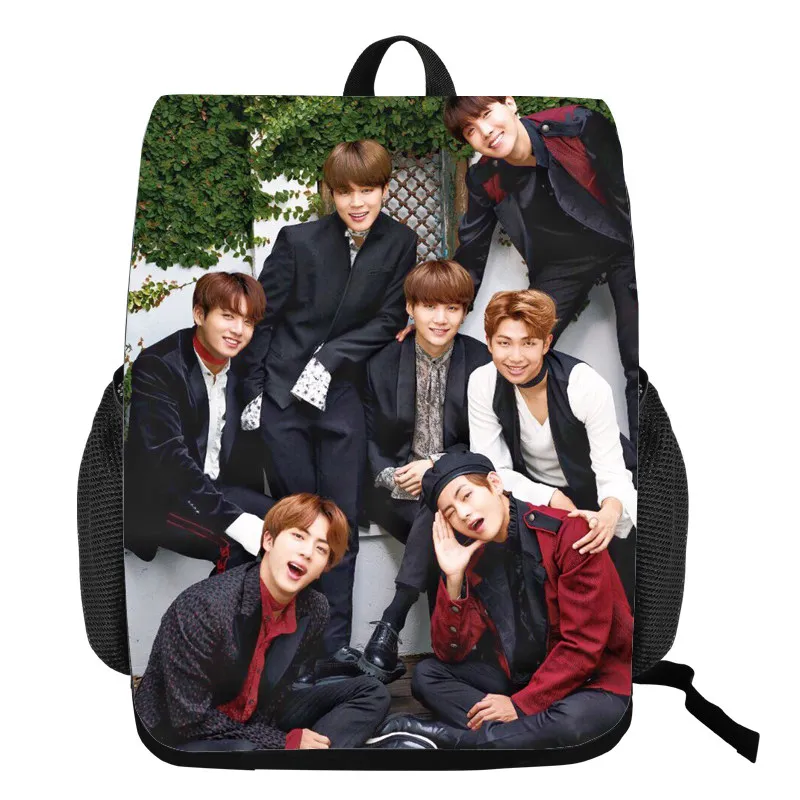Рюкзак с персонажами bangtan для мальчиков, школьный рюкзак, сумка с изображением единорога для девочек, рюкзак, рюкзаки "KPOP", escolares de unicornio, женская сумка для книг - Цвет: backpack 5
