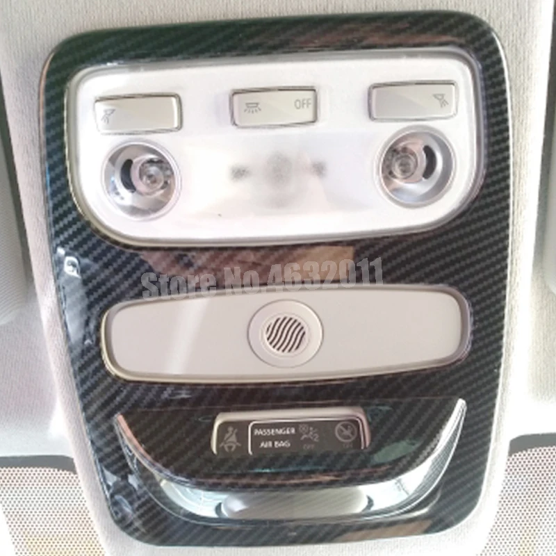 Автомобильная наклейка для Renault Captur 2013 2017 из АБС углеродного волокна