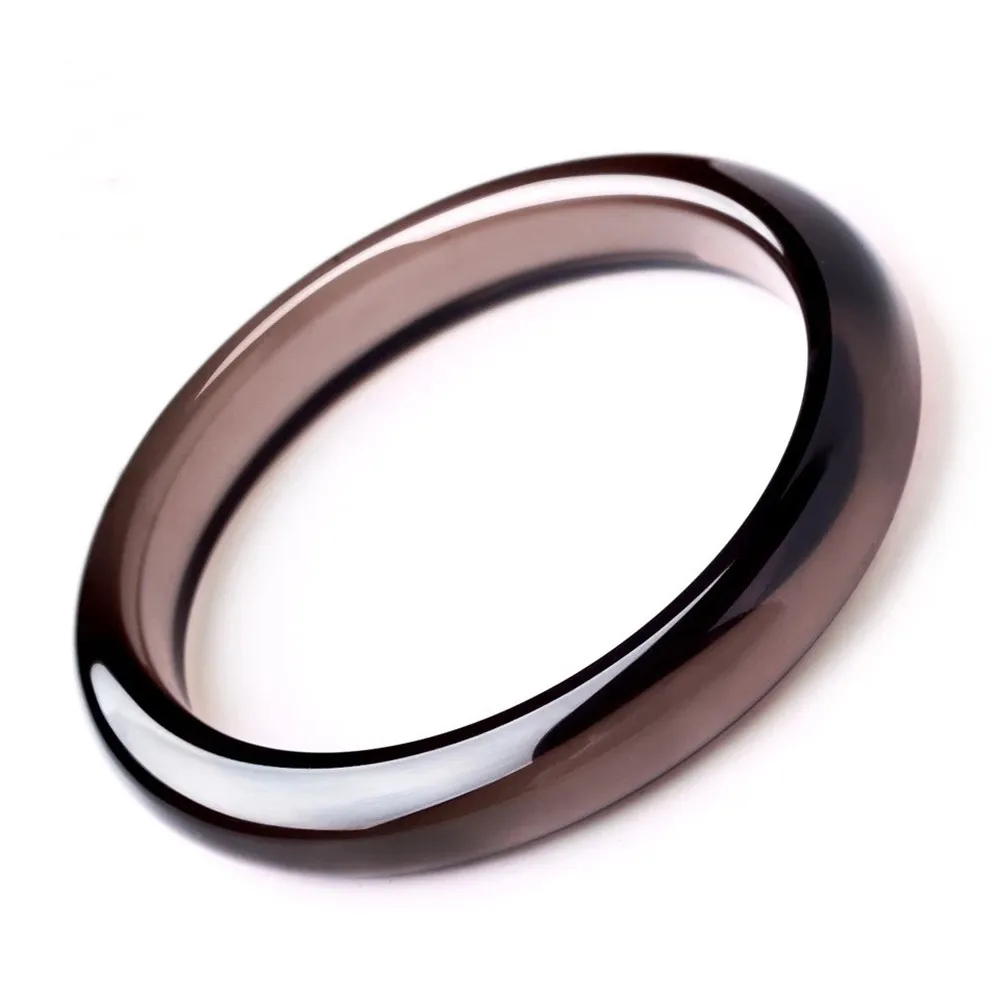 Inner Diameter 54mm Inner Diameter 54mm Genuine Natural Ice Obsidian Bangle For Women Lady Love Crystal 10x8mm Beads Stone Fashion Jewelry AAAAA - Цвет камня: Inner Diameter 54mm