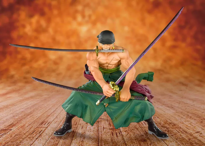Японское аниме "ONE PIECE" Оригинальная фигурка BANDAI spirins Figuarts ZERO-пиратский Охотник Зоро