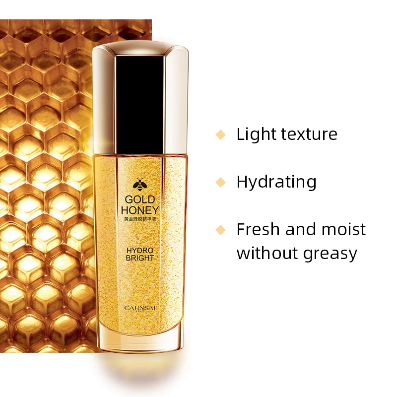 Gold Propolis Facial Serum Moisturizing Nourishing Skin Brighten Skin Color Anti-aging Face Serum Face Care Rejuvenating Serum-u