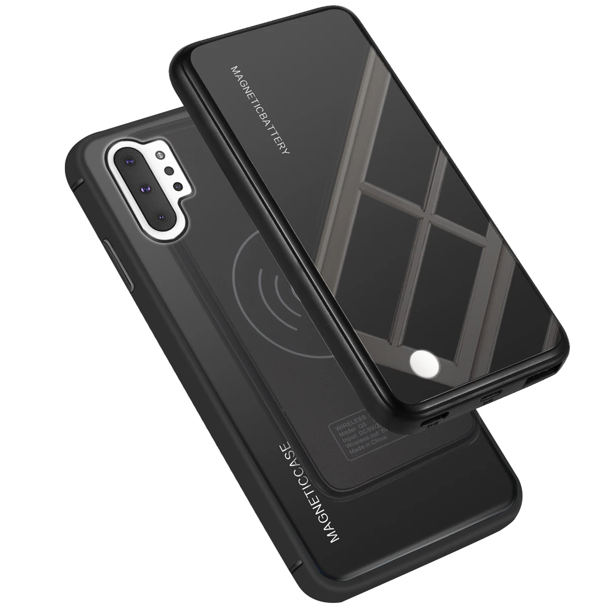 

For Samsung Galaxy Note 10 Plus Battery Charger Case Rechargeable 5000mAh Extended Battery Power Bank Cover Note 10 Note 10+