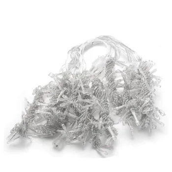 

300 LED Icicle String Lights Waterfall Curtain Street String Lights for Wedding Christmas Party Decor Strip EU Plug