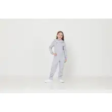 Комбинезон из футера "Серый меланж"