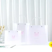 10 шт./компл. ветер Кот полипропиленовый Прозрачный матовый высокого класса подарочная упаковка подарочная коробка сумка ПВХ печатный логотип на заказ