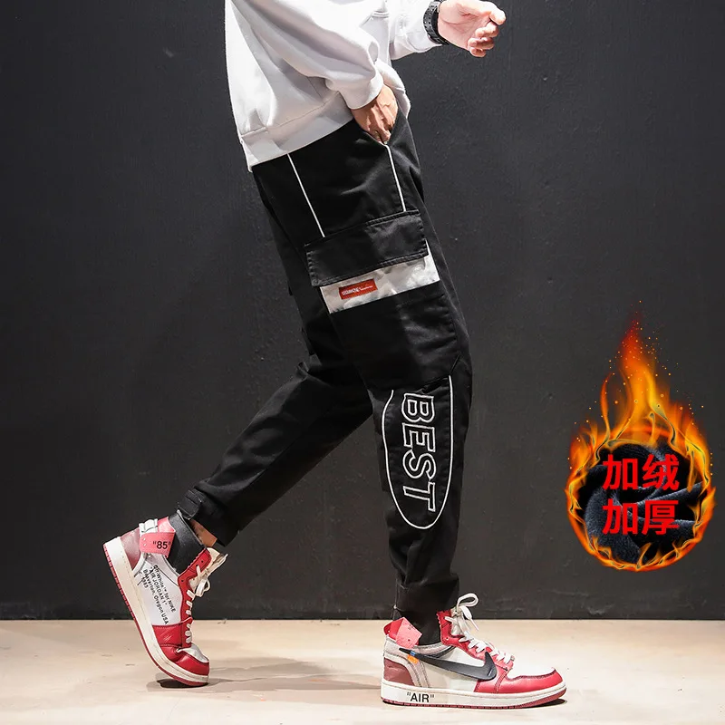 

2019 Japanese-style Macheda Large Size Embroidered plus Velvet Trousers M-5x Hk994-p65 (Hk72