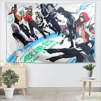 

BOKU no Hero Academy tapestry anime art print tapestry psychedelic wall hanging beach towel polyester thin blanket yoga 70X100cm