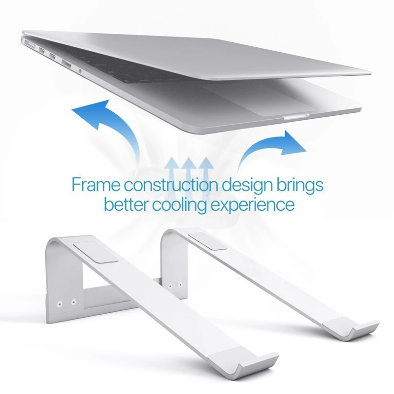 Подставка для ноутбука алюминиевый вентилируемый стенд эргономичный стояк портативный держатель для Macbook Pro все ноутбуки