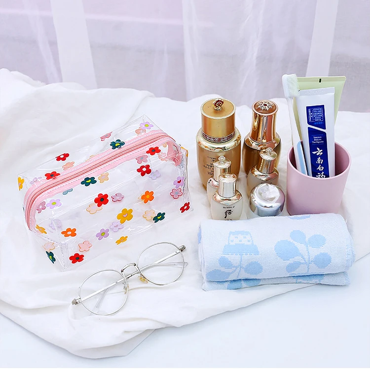 Сумка для хранения косметики сумка переносная труба с простые большого объема путешествия девушка милая