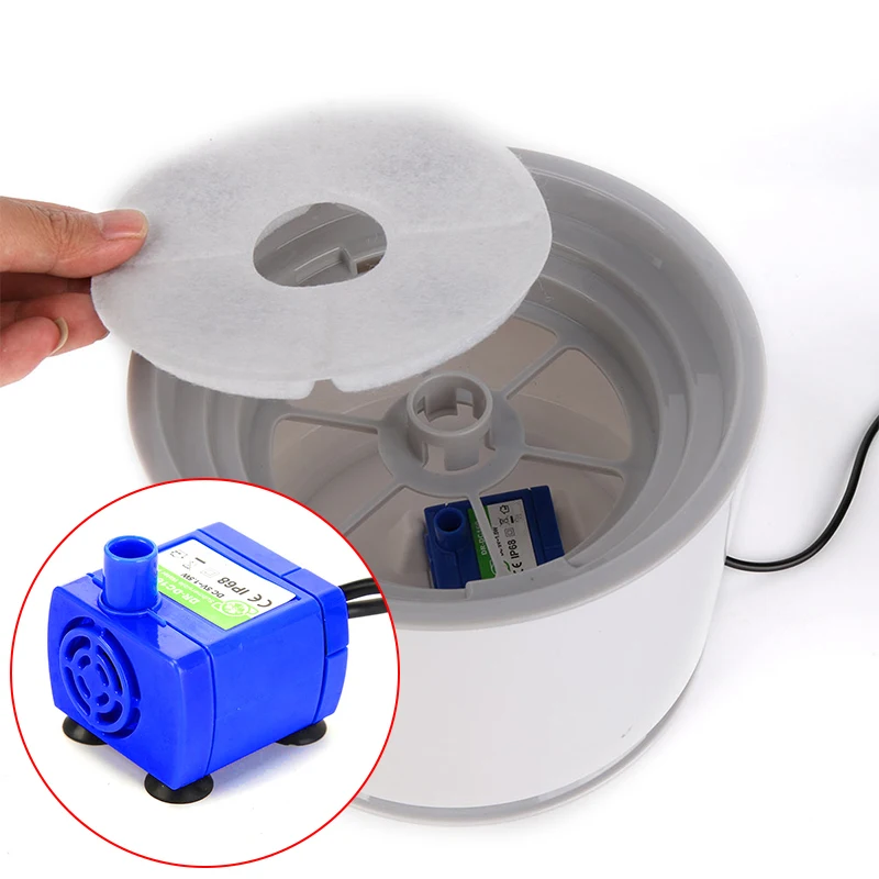 

Mini Pets Drinking Fountain Pump For Cats Home Replacement Water Bowl Drinking Fountain Pump
