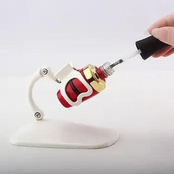 

Handle and cutting-edge DIY nail polish holder real anti-overflow bottle holder X7YB