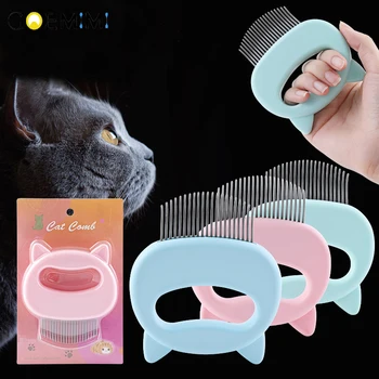 

Handle Shedding Hair Brush Pin Fur Grooming Trimmer Comb Tool For Pet Dog Cat Shell Comb Top Quality Grooming Cats Comb