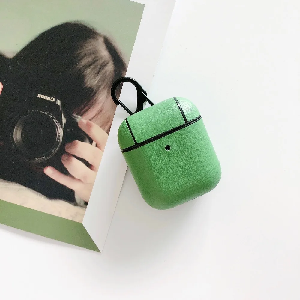 Cover For Airpods 2 1 Case Bluetooth Wireless Earphone Fashion PU Leather Cover For Airpods 1 2 Charging Box Headset Accessaries (5)
