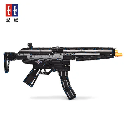 

Double e C81006 Building Blocks Chicken 98k Mauser Sniper Rifle AK-47 Assault Rifles Children Birthday Toy