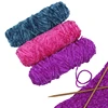 1pc Chenille Yarn Velvet Yarn Texturized Polyester Blended Cotton Suggest Needle 4MM-5MM ► Photo 2/6