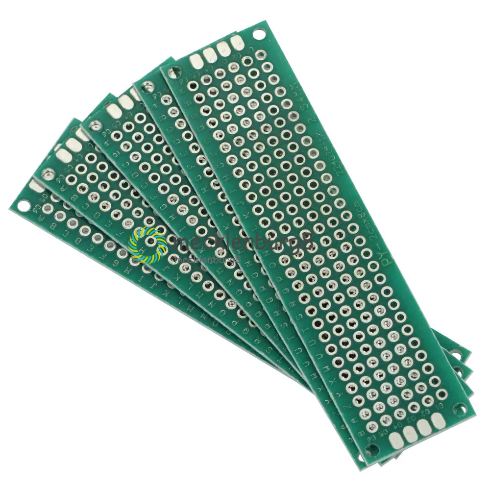 5 шт. 2x8 см Двусторонняя Прототип pcb 2*8 панель универсальной платы | Электроника