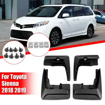 

Car Mud Flaps Mudguards Fender Mudflaps Splash Guards Accessories For Toyota Sienna 2018 2019 Facelift Models