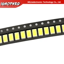 200 шт. 5730 0.5W-150Ma 50-55lm 3200K теплый белый светильник SMD 5730 5630 Светодиодный 5730 диоды для подавления переходных скачков напряжения(3,2~ 3,4 V
