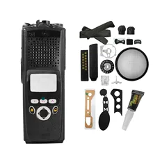 

VBLL Replacement Front Housing Case Cover Kit and Knobs Fit For Motorola XTS5000 M2 Two Way Radio Black