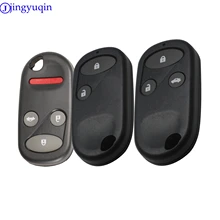 Jingyuqin 2/3/4 кнопки дистанционный пульт дистанционного управления ключа автомобиля в виде ракушки качество хорошо подходит для Honda Civic crv дистанционный ключ