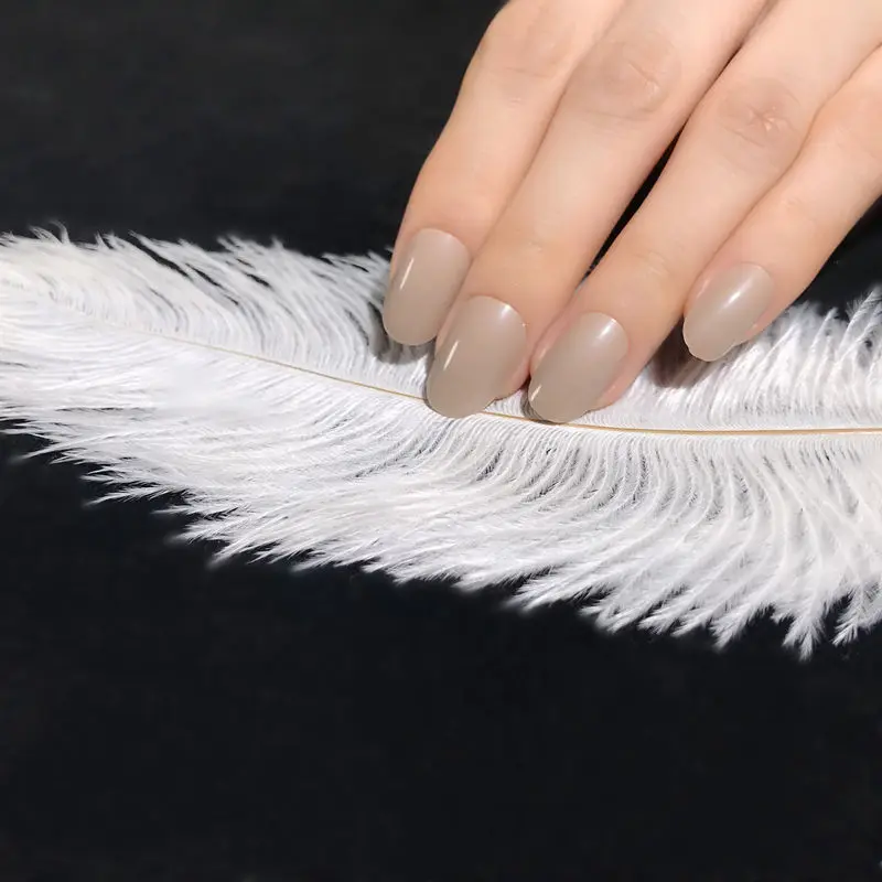 Earth Tones овальные Nep Nagels короткие глянцевые пластмассовые поддельные ногти с клеем, стикер искусственный Im пресс на ногти Pops