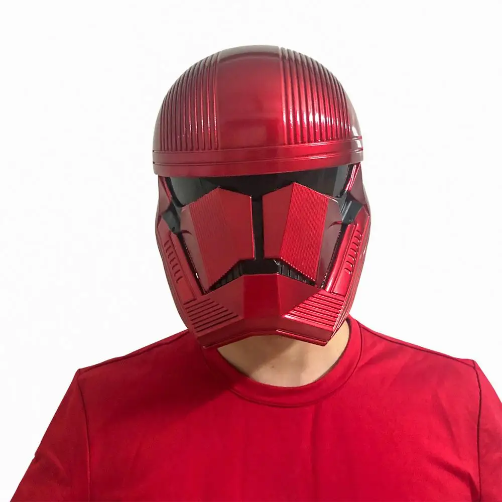 Фильм Звездные войны 9 The Rise of Skywalker Sith Trooper Косплей шлемы Красная маска ПВХ полная голова взрослых реквизит вечерние Хэллоуин
