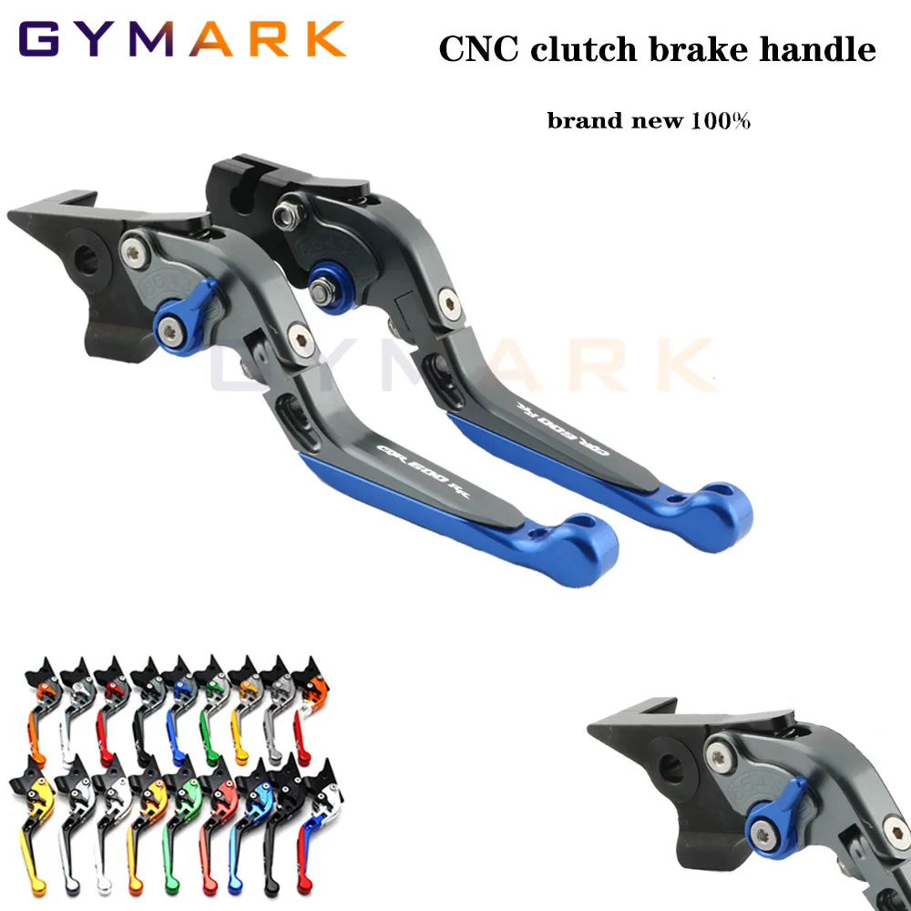Логотип мотоцикла сцепные рычаги (CBR600 RR) синий + Титан для Honda CBR600RR 2007 2017 2009 2010 2011 2012