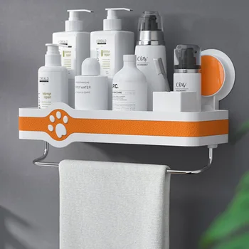 

Triangle Storage Rack with Rod Free Punch Kitchen Living Room Snacks Bathroom Supplies Storage Utensils Storage Accessories