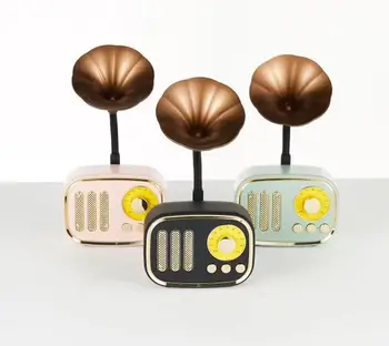 

Jinreach A67 Portable Bluetooth Speaker Outdoor Wireless Loud Speakers Retro Wooden Music Player Mini Audio Speaker