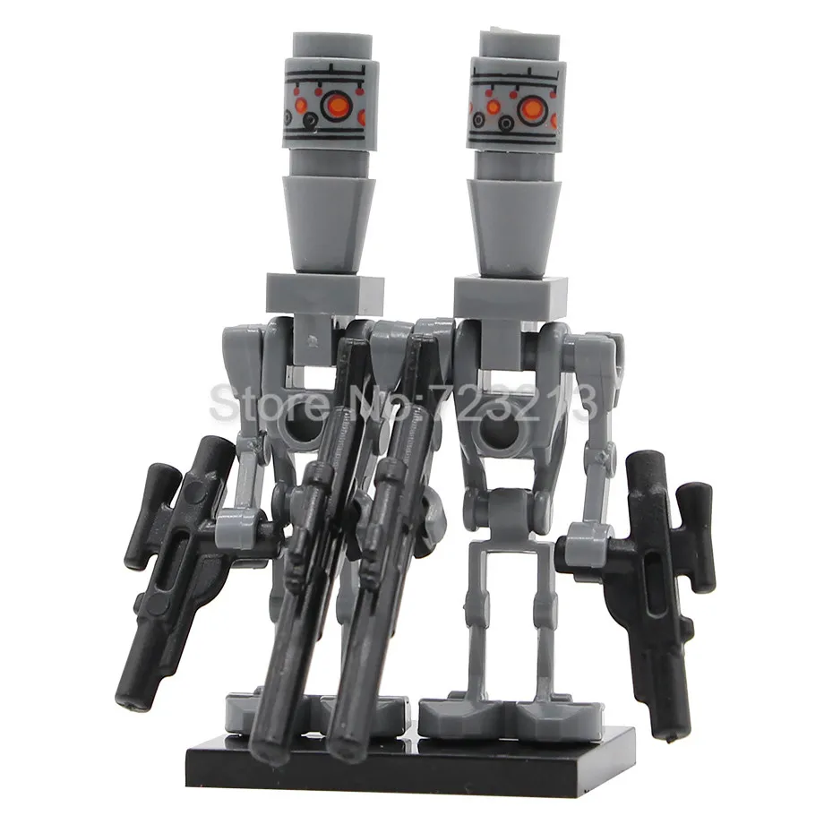 IG88 Одиночная Obi Wan Star Wars Qi'Ra Quay Tolsite Lando Poe Dameron IG-88 Rose Lobot Модель Набор строительных блоков кирпичные игрушки - Цвет: IG88