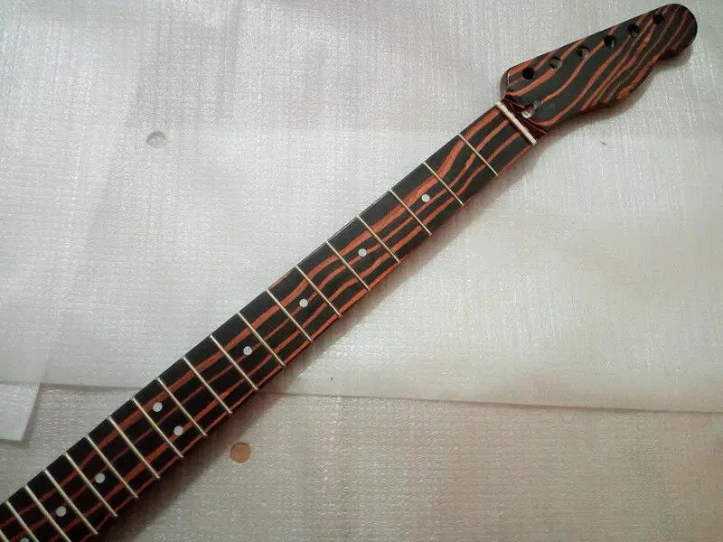 New Zebra wood 22 Frets guitar neck For Electric Guitar parts replace