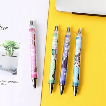 

1 Pc Anime Toilet-bound Hanako-kun Cosplay Student Automatic Ballpoint Pen Signature Water Pen Kids Stationery Sign Pen Gifts