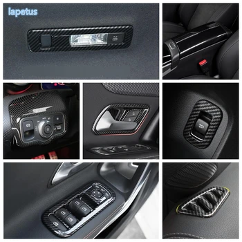 

Carbon Fiber Look Air AC / Trunk Box Switch / Door Bowl / Armrest Box Cover Trim For Mercedes-Benz CLA 200 C118 W118 2020 2021