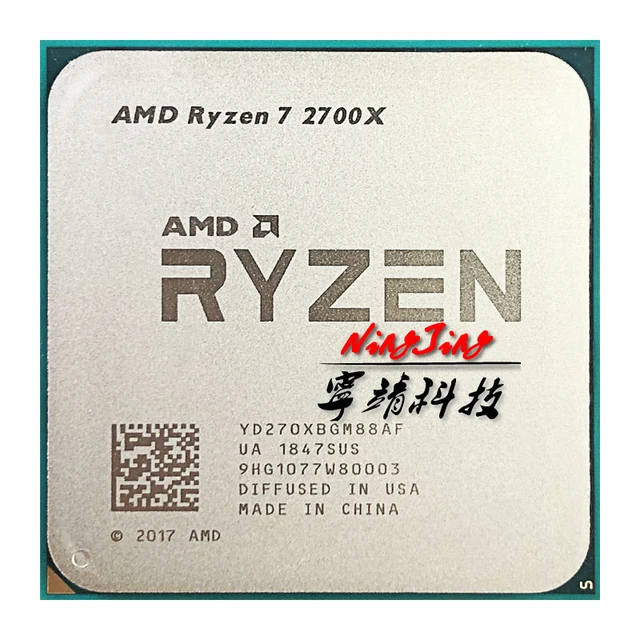 AMD Ryzen 7 2700X R7 2700X 3.7 GHz Eight-Core Sixteen-Thread CPU Processor  L2=4M L3=16M 105W YD270XBGM88AF Socket AM4 - AliExpress