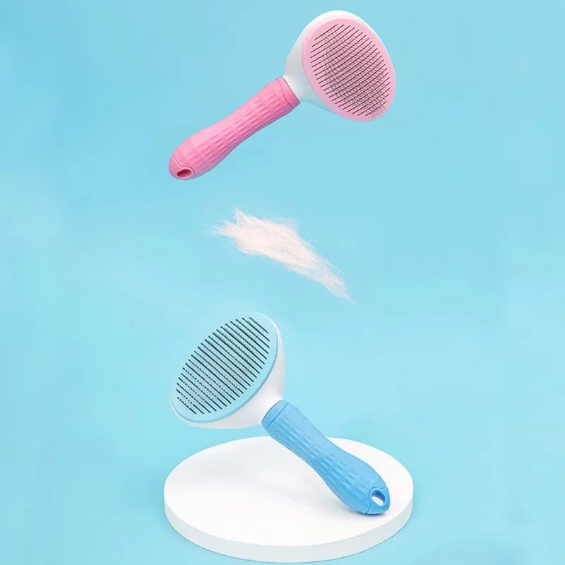 

Pet Dog Cat Hair Fur Brush Comb Clean Fur Shedding Tool Brush Comb Quick Clean Short Hair Grooming Hair Removal Accessories