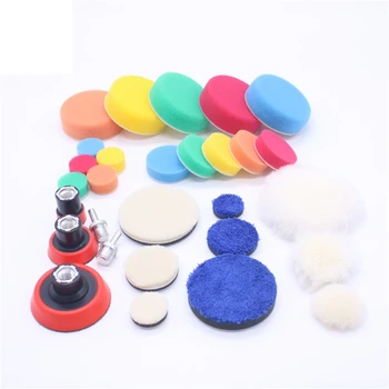 

New Polishing Buffer Set For Car Polisher Drill Sponge Kit Set Foam Waxing Tool