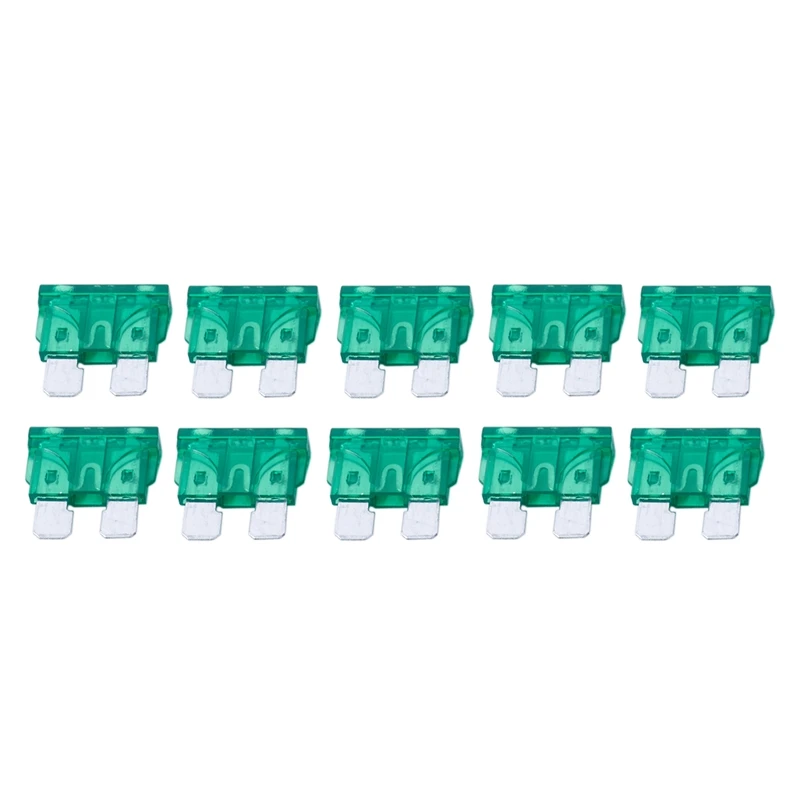 New SET OF 10 ATC ATO 30A CAR STEREO AUDIO 30 AMP FUSES FUSEFuses