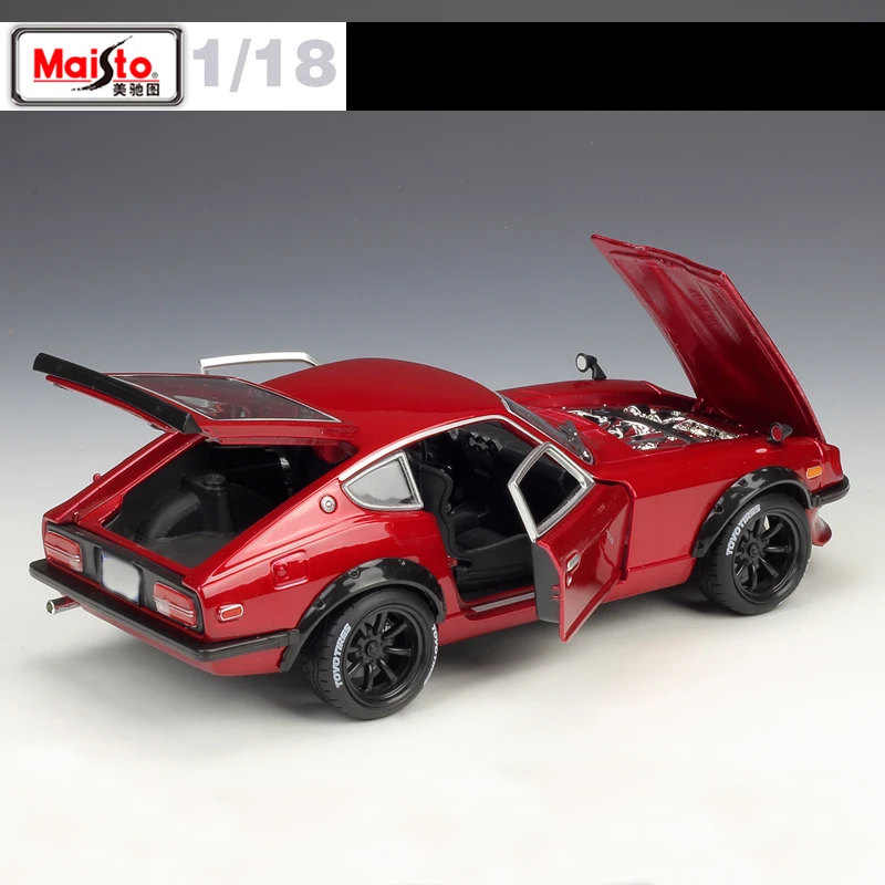 Maisto 1:18 1971 Datsun 240Z машина под давлением для nissan красная машина под давлением Коллекционная модель автомобиля игрушки Детские игрушки Подарки