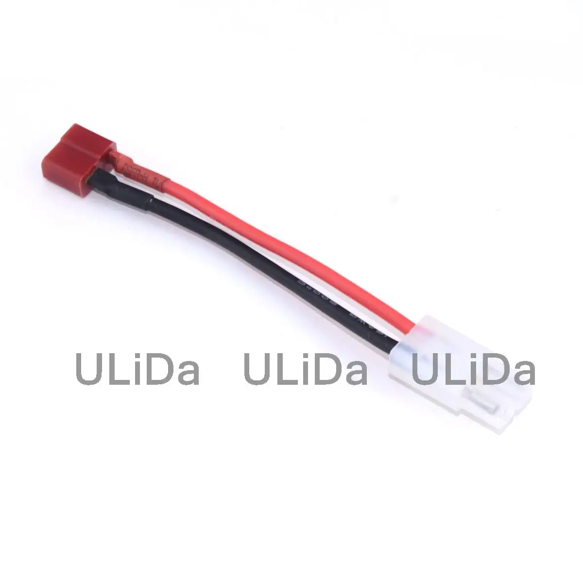 2Pairs SM-2P Plug to T Plug Adapter Male Female Connector with 18AWG 5CM Silicone Wire for RC Car Drone Boat Lipo Li-ion Battery