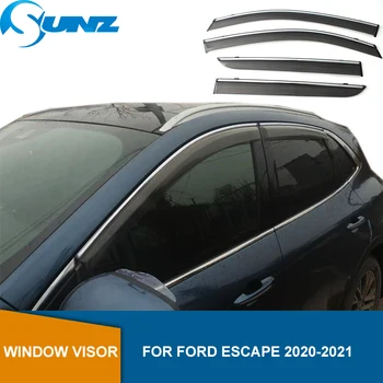 

Side Window Deflector For Ford Escape 2020 2021 Highly Transparent Car Window Shield Sun Rain Deflector Guard SUNZ