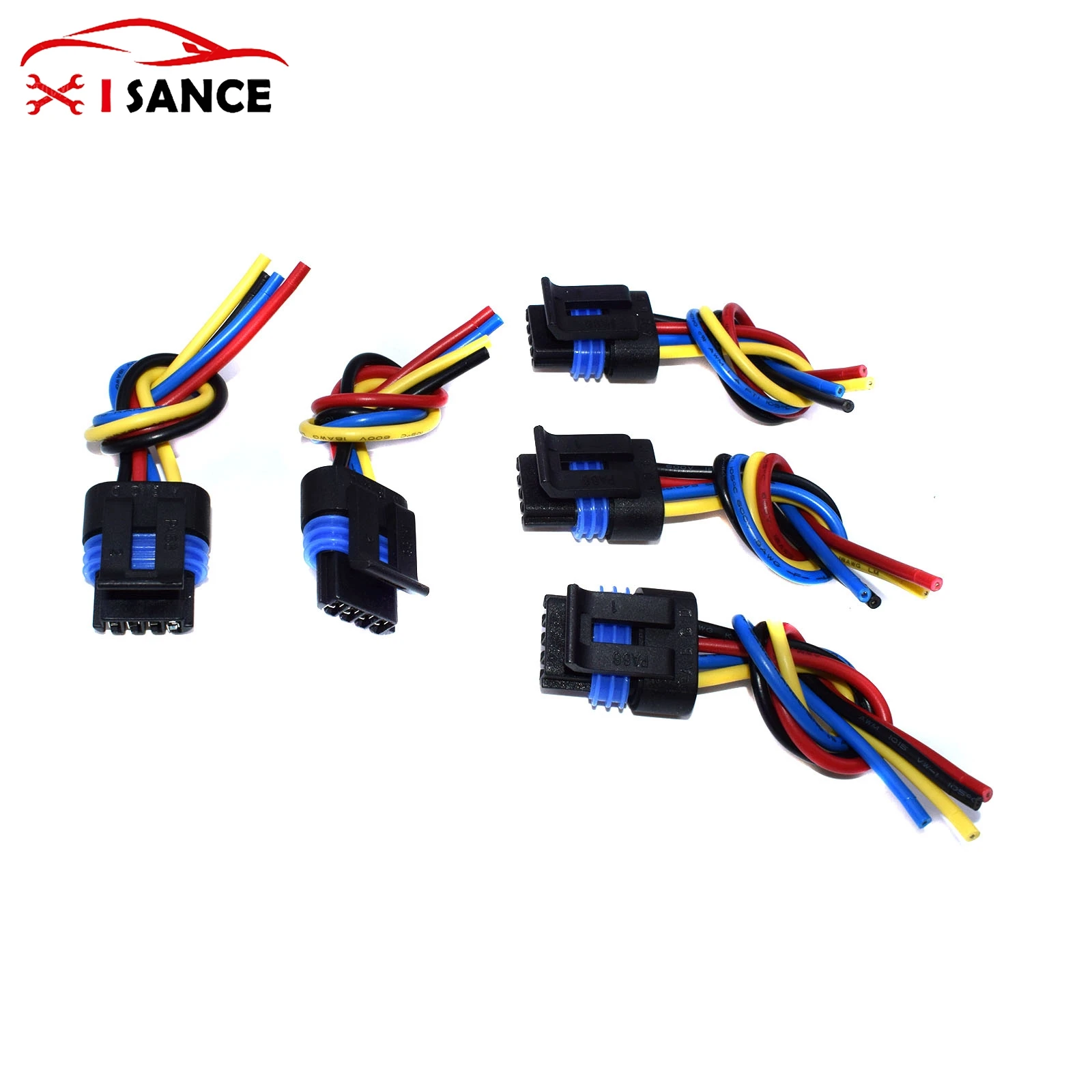 5Pcs Idle Air Control Pigtail Wiring Connector For Chevrolet Equinox Buick Rendezvous Cadillac G 3.4L 3.5L 4.3L 5.3L 88862215