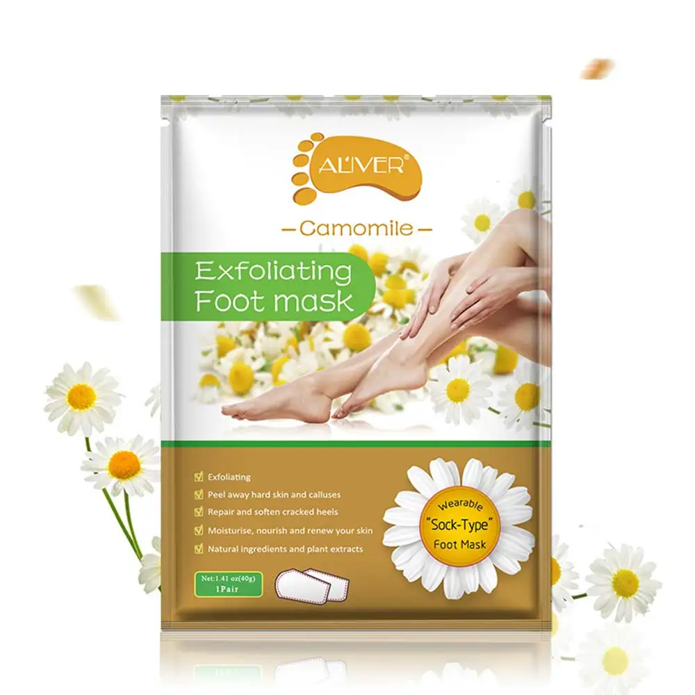 Wild Daisy Dihealth маска для ног, детская маска для удаления омертвевшей кожи, гладкий Отшелушивающий педикюр для ног, удаление омертвевшей кожи, носки для ухода за ногами - Цвет: Wild Daisy