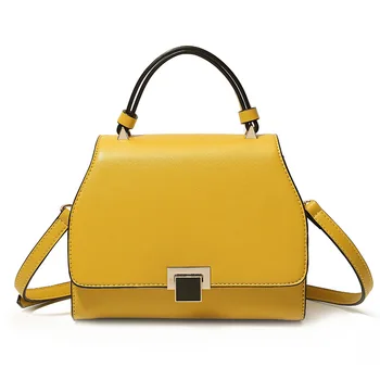 

2020 New Good Quality Handbags Fashion PU Electric Lock Buckle Simple And Versatile Messenger Single Shoulder Handbag satchels