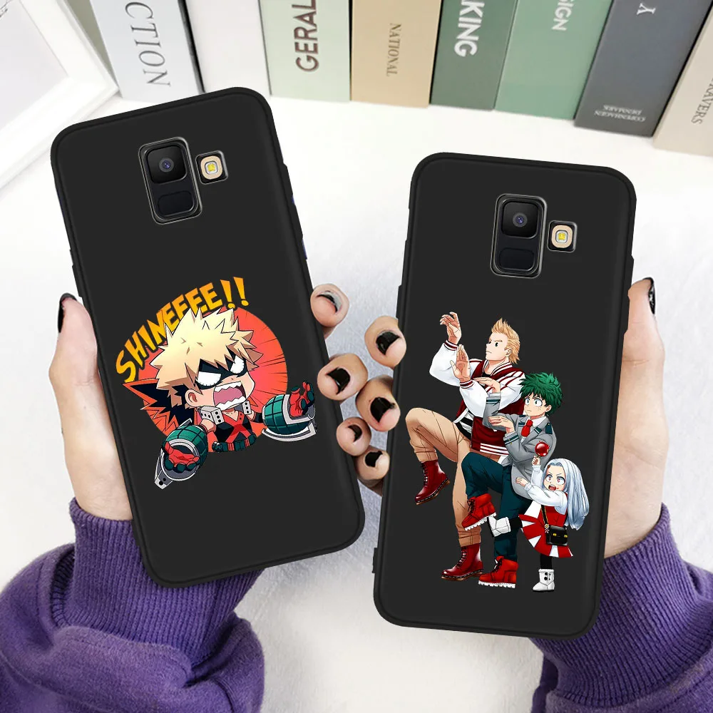 

Japanese Anime My Hero Academia Cute Phone Case For Samsung A51 A71 A20 A30 A40 A50 A70 A90 A5 A6 A7 A8 A9 A10 J5 J6 J7 J8 Plus
