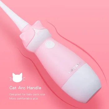 

Children's Electric Toothbrush Antibacterial Baby Toothbrush Soft Sound Wave Teeth Brush For Kids with 3pcs Replacement HeadF410