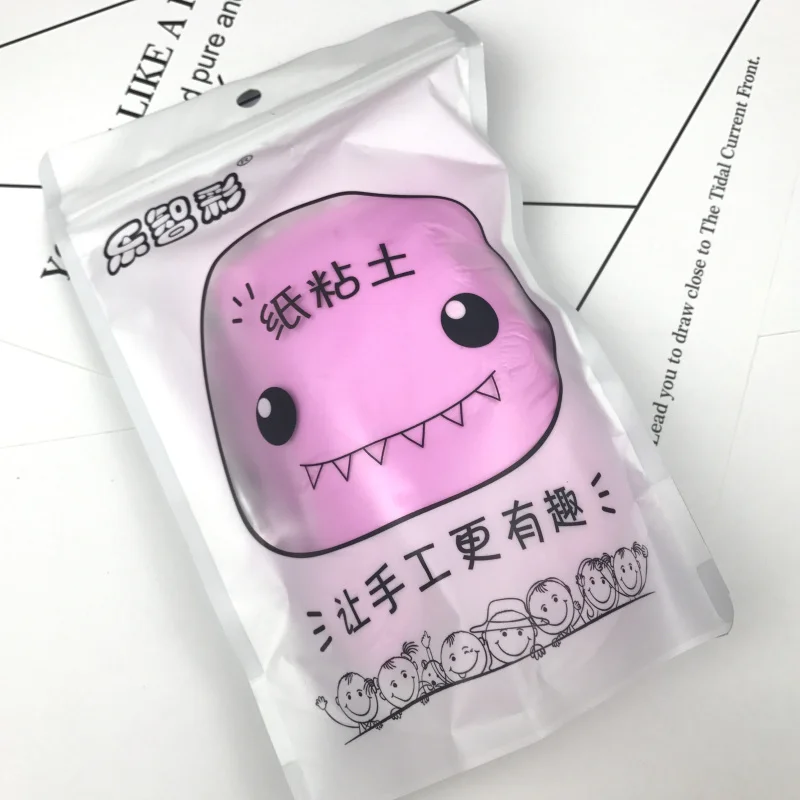 Бумажная глина Little Monster, ультраматовая белая бумажная глина, 100 г, не легкая, не скручивается, не образуется Цветная смесь