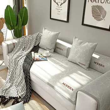 

HOT Solid Color Sofa Settee Cover Breathable Arm Chair Cushion Slipcover for Dogs Cats NDS