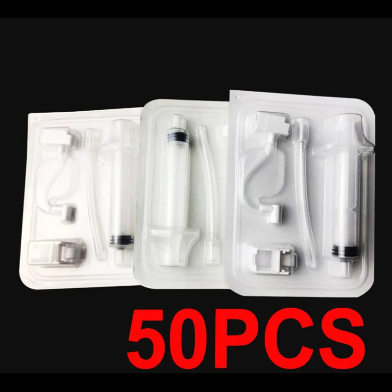 Consumables 50PCS 25D шприц для инъекций ванадия, тиания, кристалла без иглы, одноразовый Фотон для восстановления лица, ухода за кожей, водяной мезо-пистолет - Цвет: Consumables 50PCS